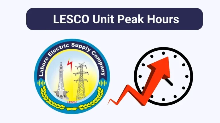 Electricity-LESCO-Unit-Peak-Hours-in-Pakistan